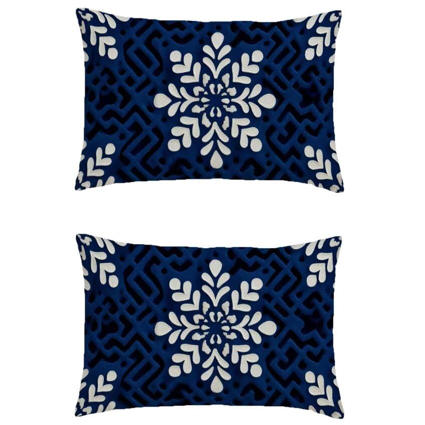 Housse de coussin bleu marine bohéme : créez un cocon de douceur dans votre maison