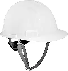 Capacete Aba Frontal, Branco, Com Jugular E Suspensão Com Catraca, Vonder Plus.