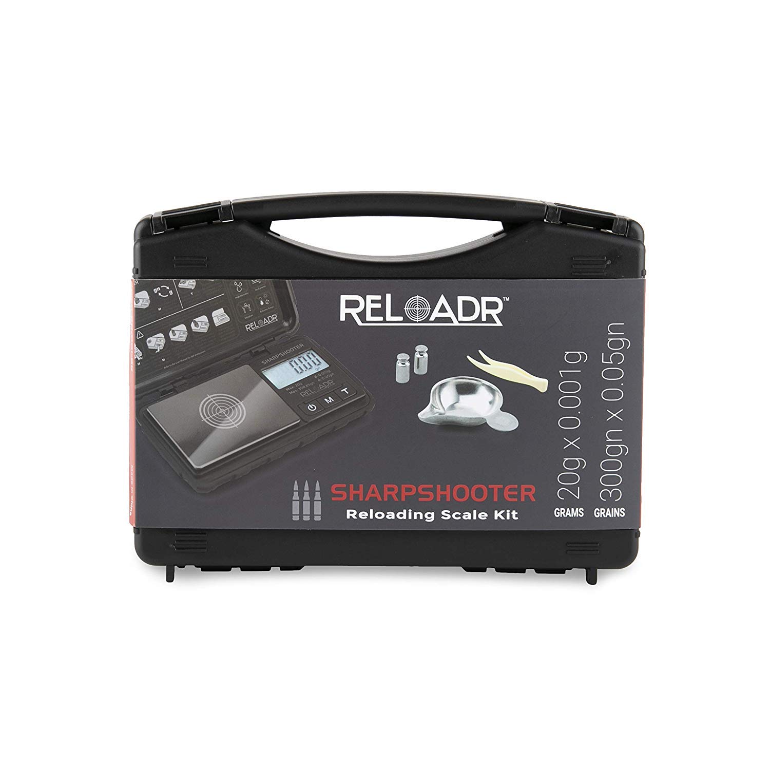Truweigh Sharpshooter Digital Reloading Scale (20g x 0.001g Black