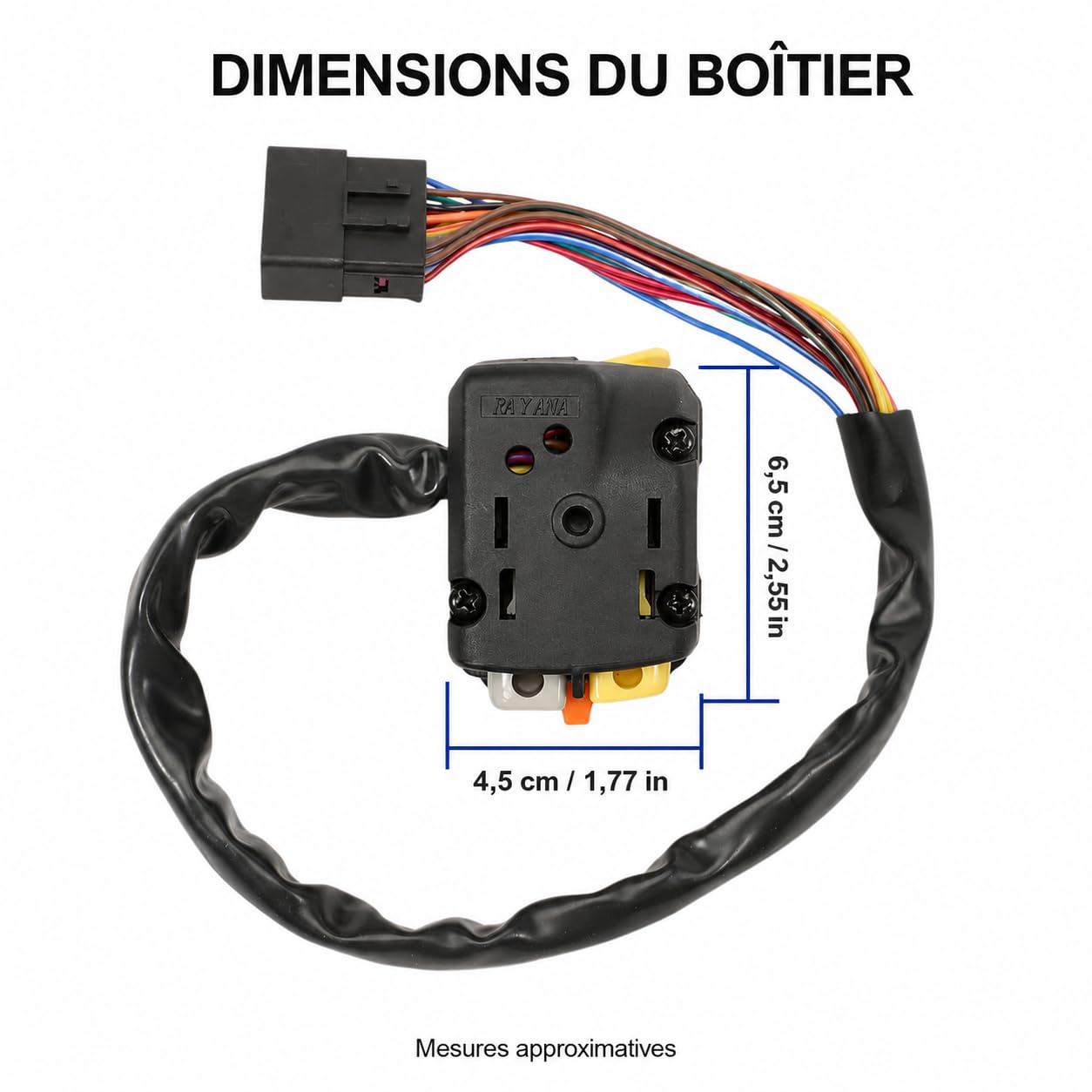 Commodo multifonction de guidon gauche compatible avec certains modèles Polaris Scrambler 500/850/1000, Sportsman 450/500/550/570/850/1000, Trail Blazer/Trail Boss 330, remplace 4012435/4013074