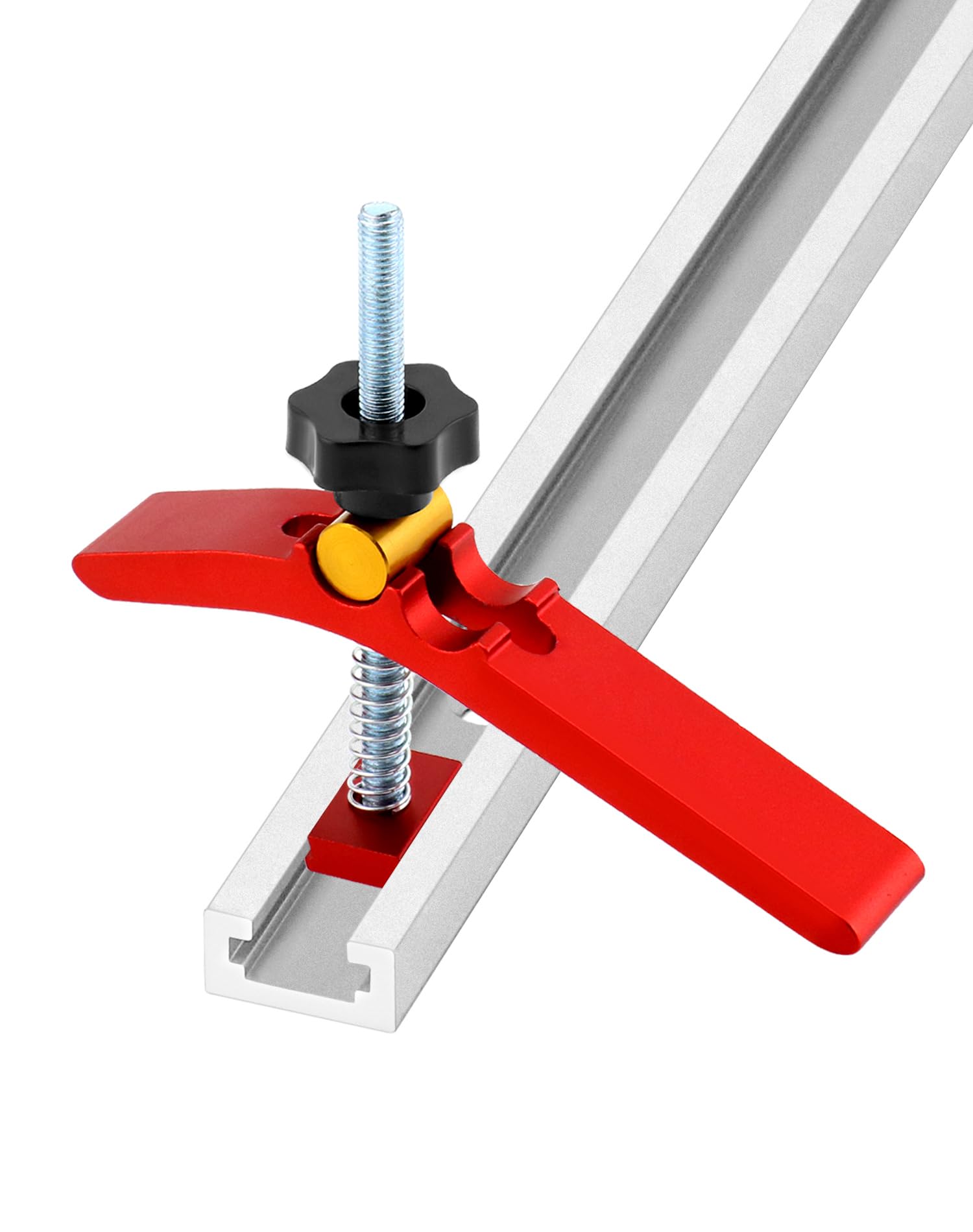 QWORK® 2PCS Serre Joint Rapide pour Système de Rails T (M8)