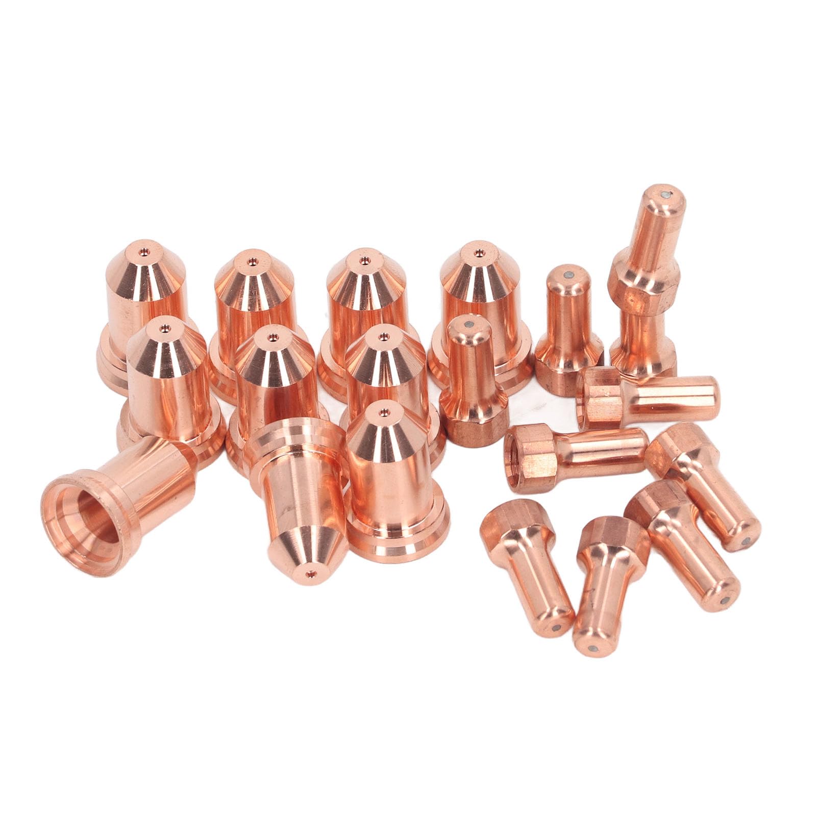Xolsurg Plasma Cutting Torch Nozzles Electrodes Brass Strong High Temperature Nozzles Electrodes Set for PTM 80 IPT 80 Workshops