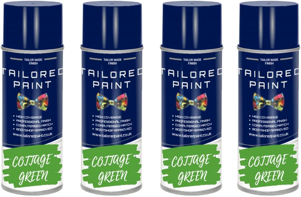 Dead Plant Reviver Aerosol Paint Green Foliage - Gives Dead Shrubs, Hedges, Boxes a Second Life (4, Country Cottage Green)