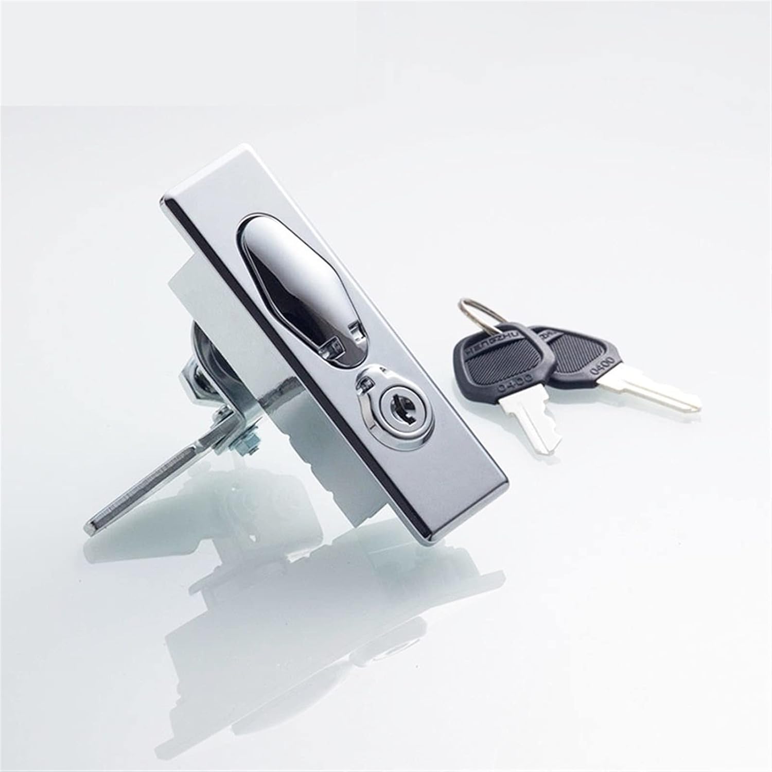 Handle Cabinet Key Lock Zinc Alloy for Bus Truck Car Plane Lock Electric Cabinet Lock MS582 1Pcs (Color : 582-2-L)