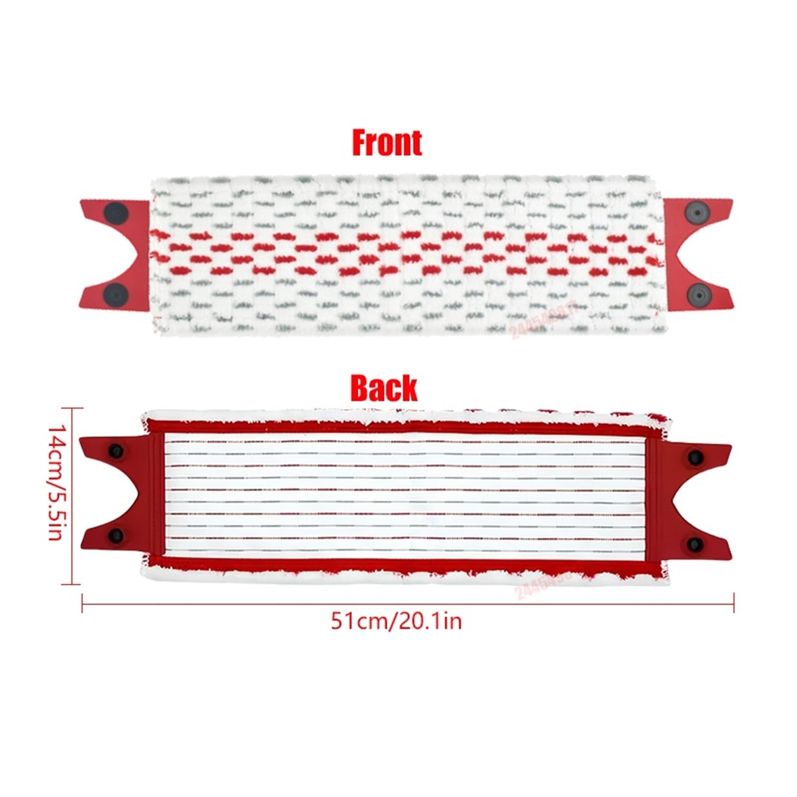 Compatible Con Vileda UltraMax XL Almohadillas De Microfibra For Fregona De Suelo, Paño De Fregona Plano De Repuesto, Secado Rápido, Lavable A Máquina, Limpieza Reutilizable