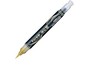 Pentel XGFH-X Scientific Brush Pen - Metallic Gold