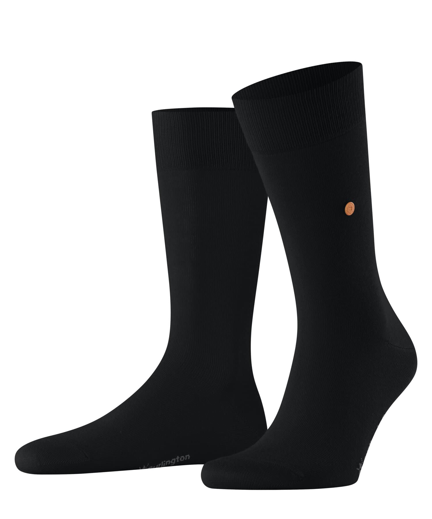 Burlington Lord M SO coton unies 1 paire, Chaussettes Homme, Noir (Black 3000) nouveau - écologique, 40-​46