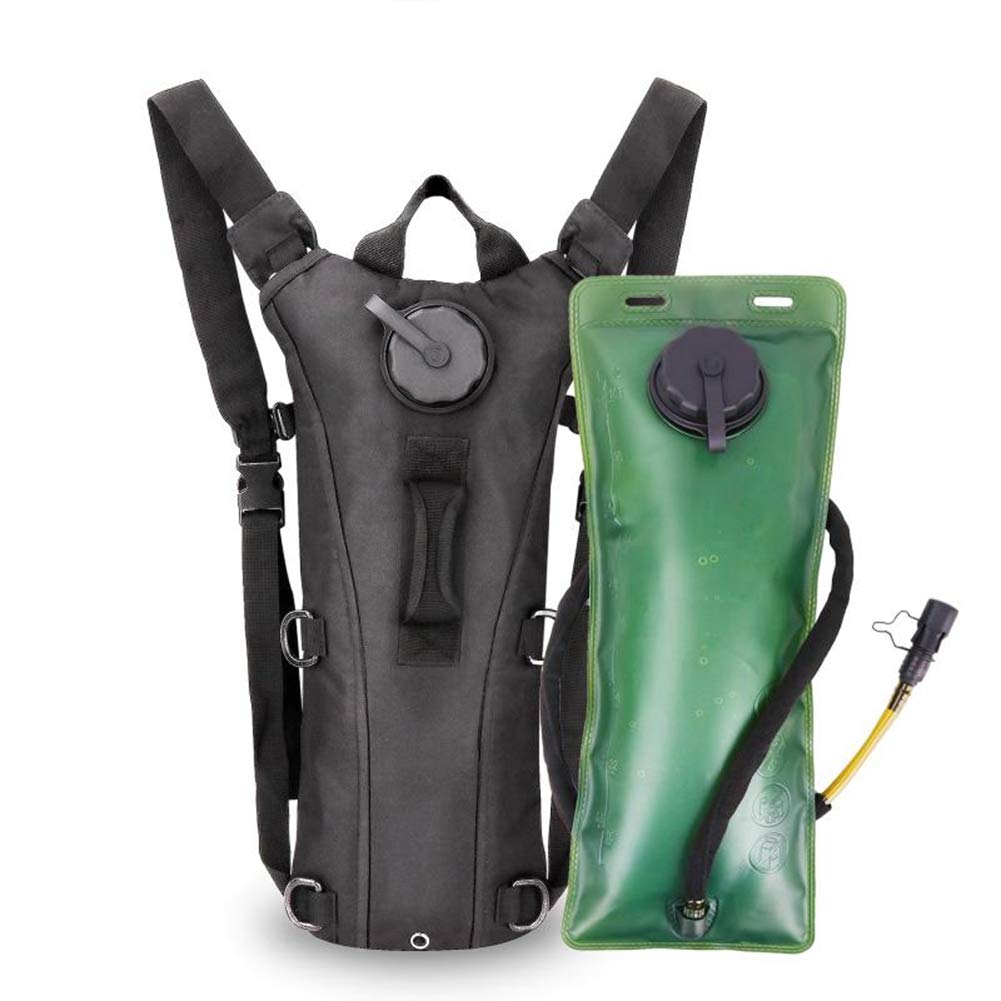 Andnyoutdoor Bicycle Backpack-Breathable Waterproof Cycling Hydration Pack Backpack, Travel Running Daypack for Hiking Bike Backpack With 3L Water Bag Father's Day, Christmas, Birthday Present (Black)