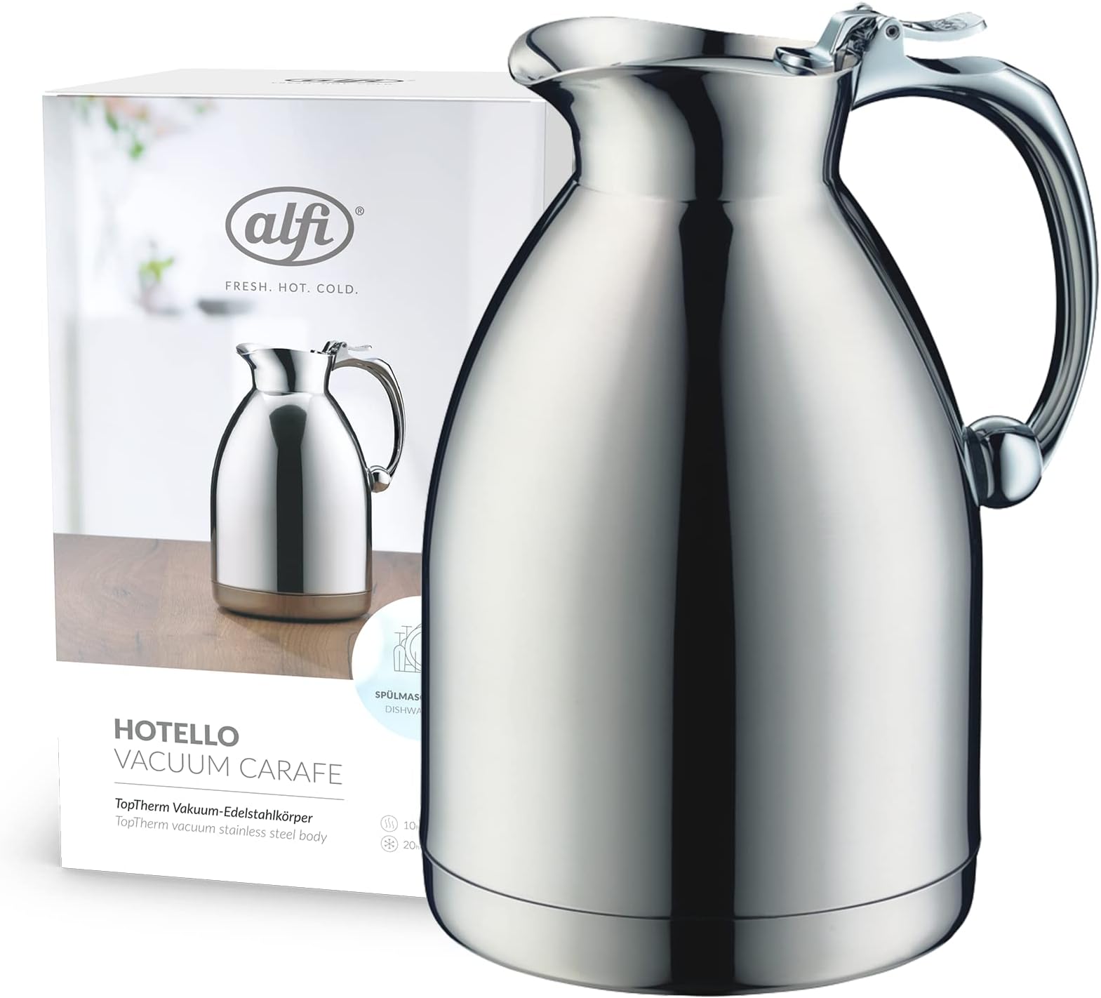 Hotello Stainless Top Thermal Carafe, 8-Cup