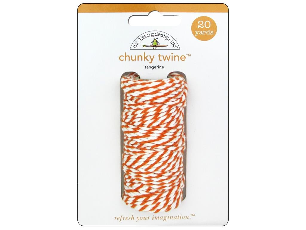 Doodlebug Chunky Tangerine Twine