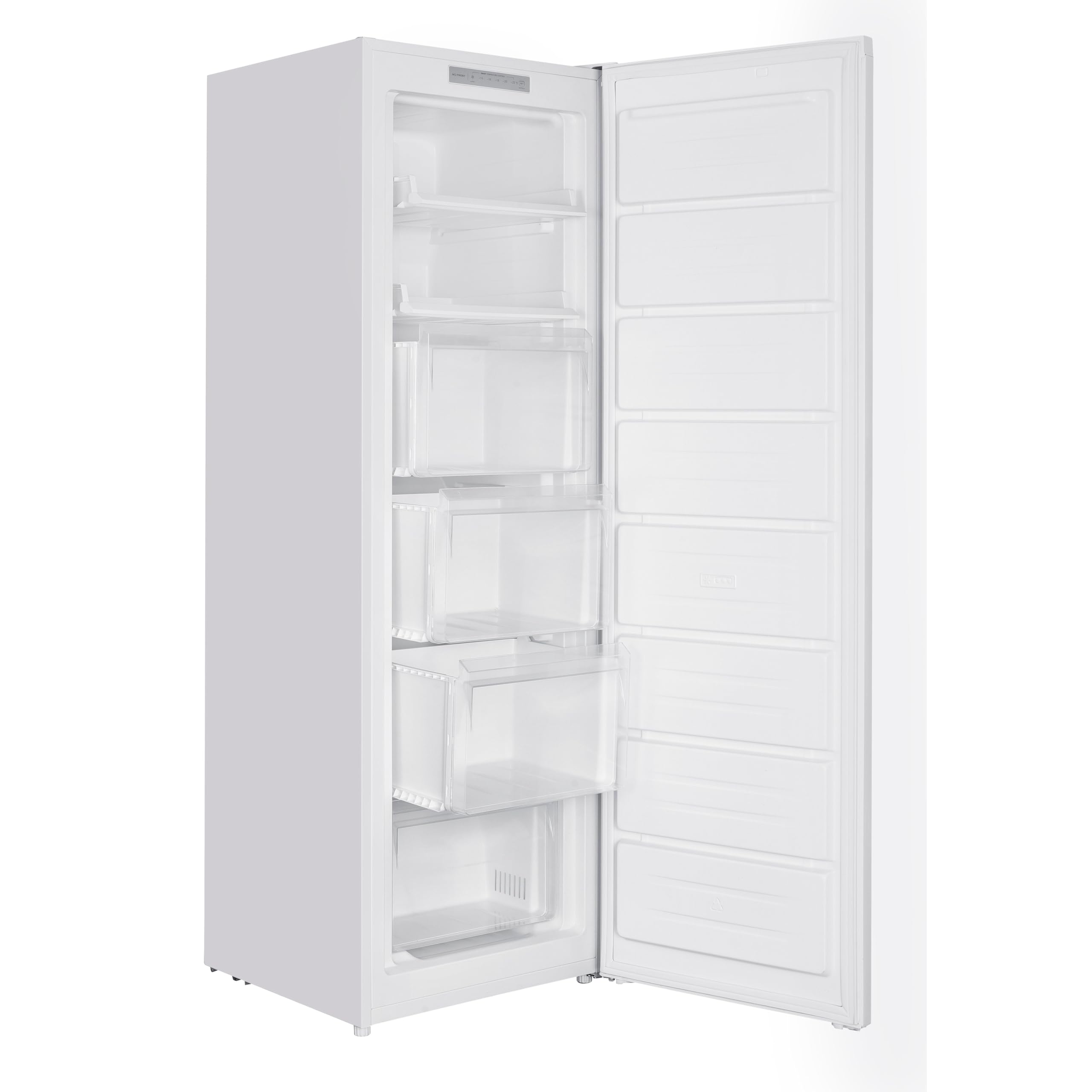 Teknix TFF1715W Freestanding Tall Freezer - Upright with 204L Capacity - Frost Free - Suitable for Outbuildings - Reversible Door - 6 Large Drawers - White, H171.0 x W55.0 x D60.0 (cm) — view 9