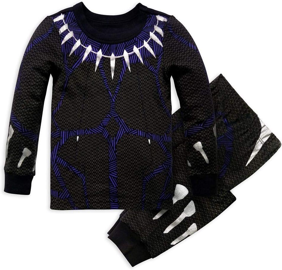 Marvel Black Panther Costume PJ PALS for Boys, Size 2