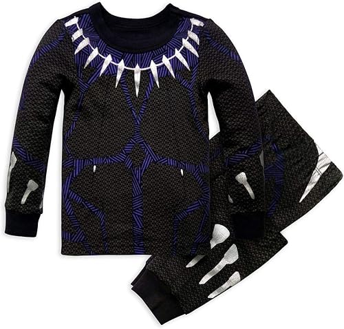 Marvel Black Panther Costume PJ PALS for Boys, Size 2
