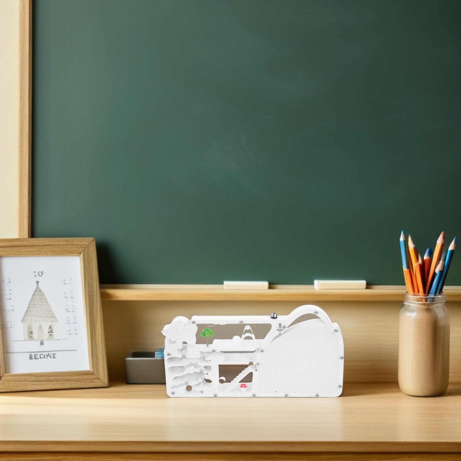 TOYANDONA Kit Scientifico per Formiche Terrario Trasparente con Vista Gradi Nido Ecologico per Ragazzo Ragazza e Adulti Materiale Sicuro e Durevole per Osservazione e Apprendimento