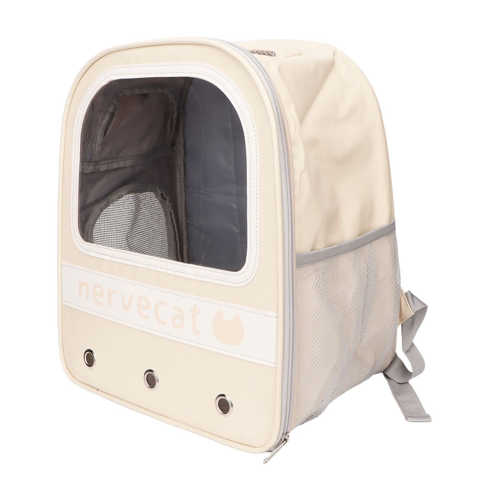Katzenrucksack, Großes Fassungsvermögen, Transparentes Blasendesign mit Belüftung für Reisen, Wandern und Outdoor-Aktivitäten, Strapazierfähiges PU-Material, 33 X 23 X 40 cm