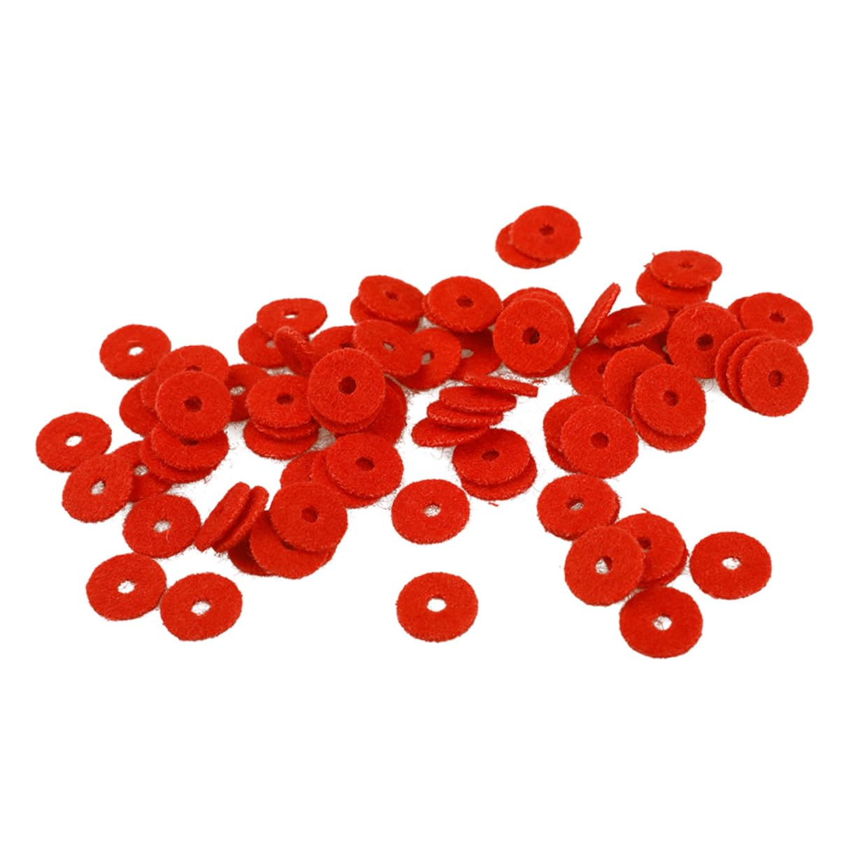 SUPVOX Piano Tuning Felt Washer 90pcs Set Piano Keyboard Gadgets Australian Fleece Small Ring