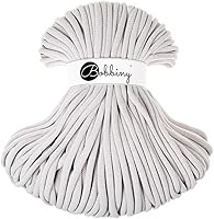 Vista 30 de Bobbiny - Cordón trenzado jumbo de 9 mm para macramé (color rojo vino), 108 yardas/330 pies