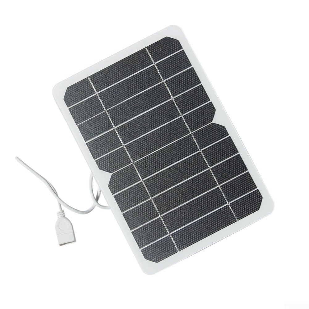 Il pannello solare da 5 V 10 W fornisce un'efficace potenza di uscita per la ricarica di vari dispositivi Caricabatterie solare portatile per esterni con uscita USB fornisce
