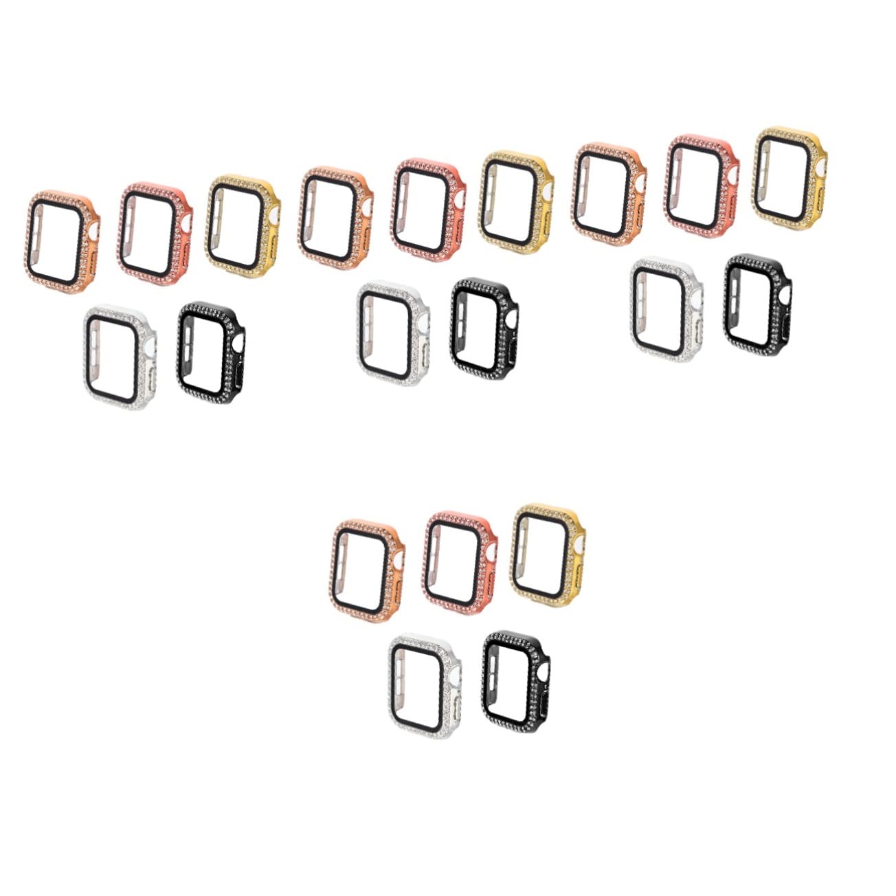 Hemobllo 10 Pcs Montre Smart Verre Protecteur D'Écran Boîtier De Montre Montre Shell Avec Film Trempé Exquis Montre Shell Anti-Rayures Smartwatch Shell Anti-Rayures Couverture De Montre