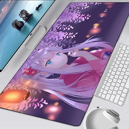 Amazon Co Jp かわいい女の子ゲーミングマウスパッドゲーマーマウスパッドアニメオフィスnotbookデスクマット愛らしいパッドマウスゲームpcゲーマーマット アニメーション 700x300mm パソコン 周辺機器