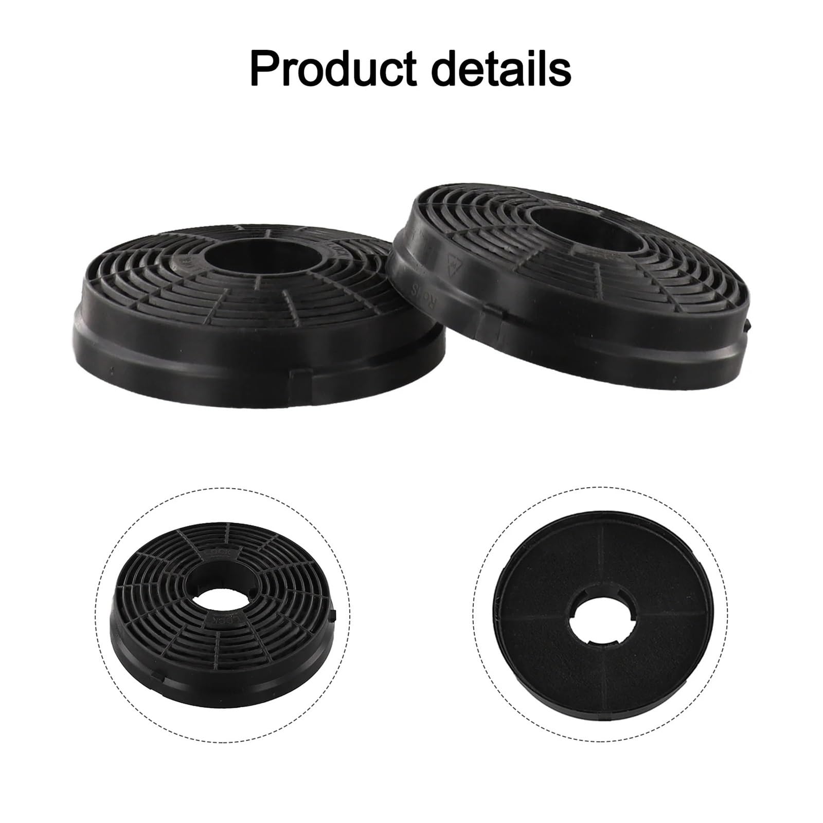 2 Uds 105 X 20MM For Accesorios De Cocina De Filtro De Campana Extractora
