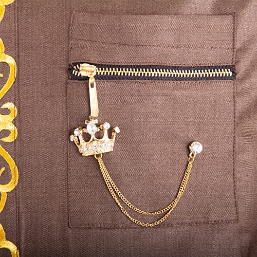 African Clothing for Men Embroidery Shirts and Pants 2 Piece Set Dashiki Clothes Plus Size Kaftan Wedding Robes4