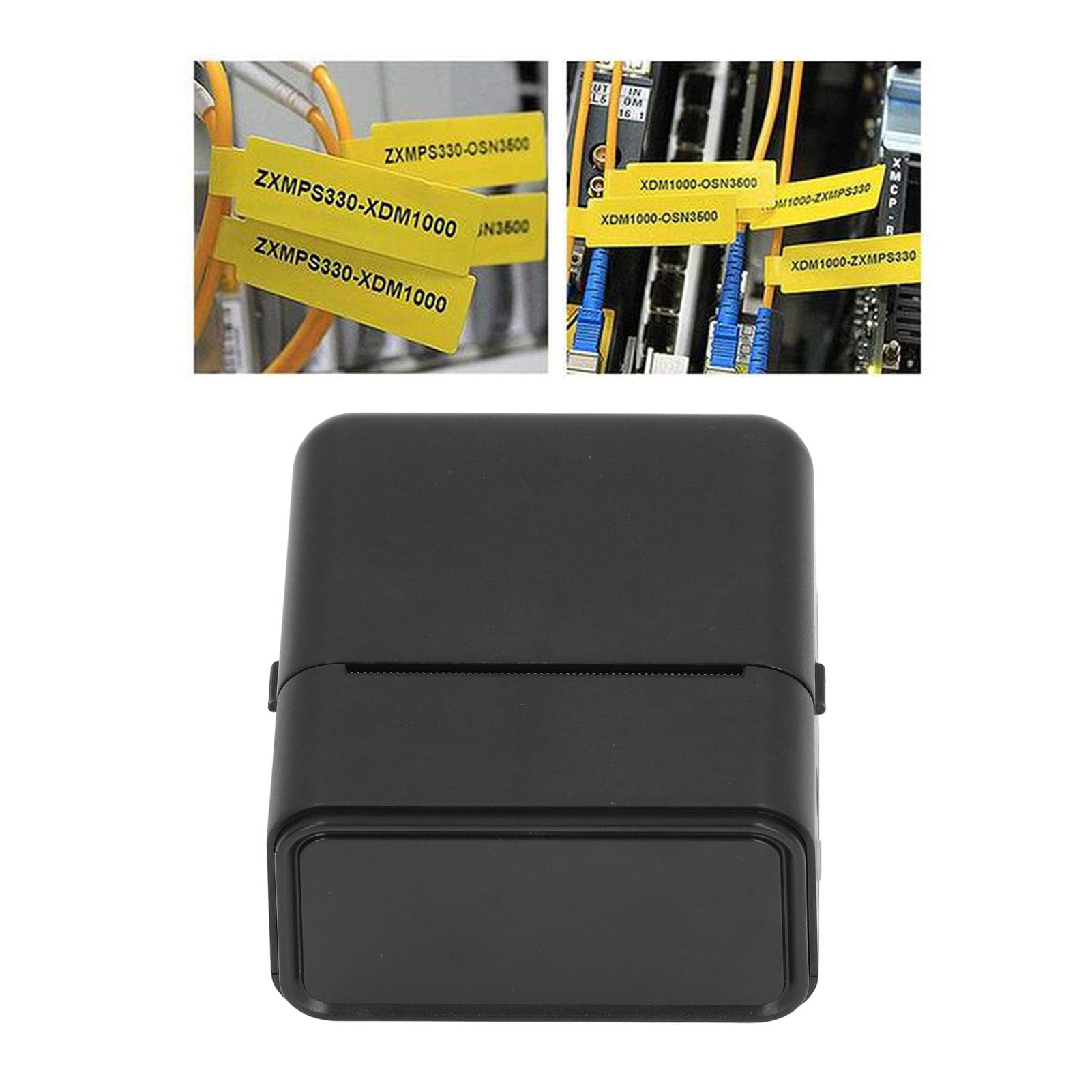 Yunseity Label Printer, Mini Thermal Label Printer for Small Business for Barcodes, Shipping Prices, Dating (Black)