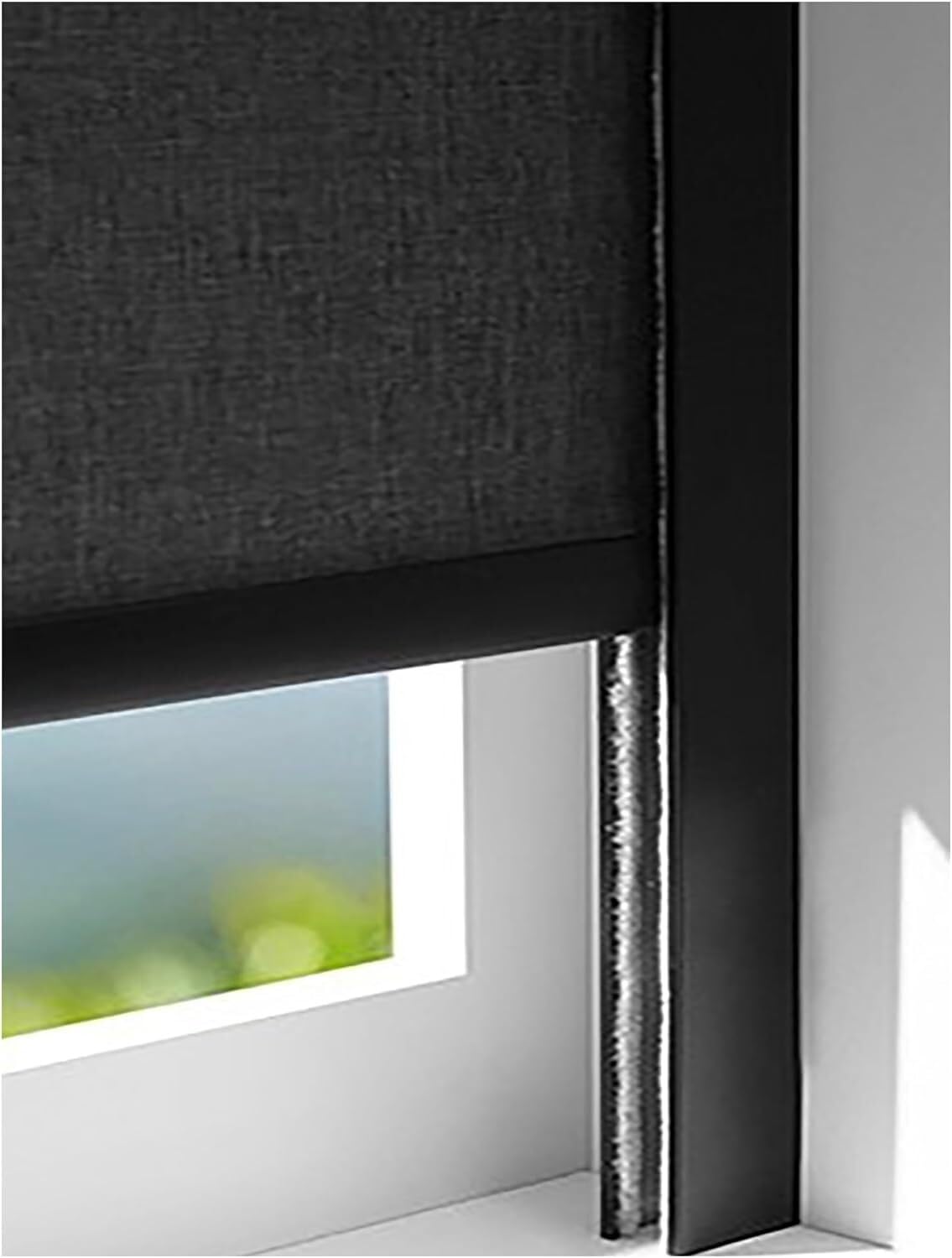 JvFbjLF U-shaped Aluminium Sunshade Strip, Suitable For Roller Blinds, Venetian Blinds 1pc(Color1,70cm/27.5'')