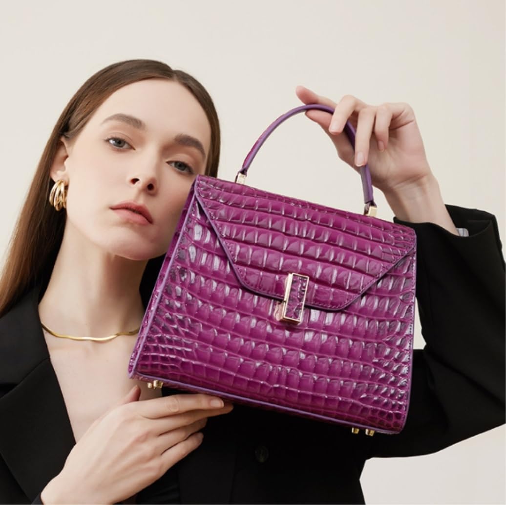 Bolso de Mano Bolso De Mujer Vintage Hombro Ajustable Bolsos Dama Bolsos Mujer(A)