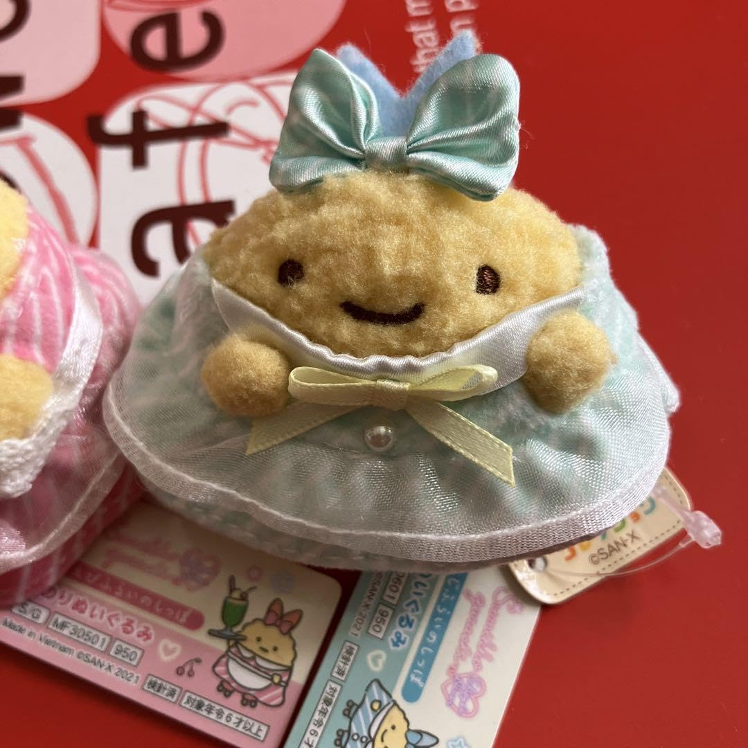 すみっコぐらし えびふらいのしっぽ アジフライのしっぽ　てのりぬいぐるみ 4種セット】すみっコぐらし てのりぬいぐるみ えびふらいの