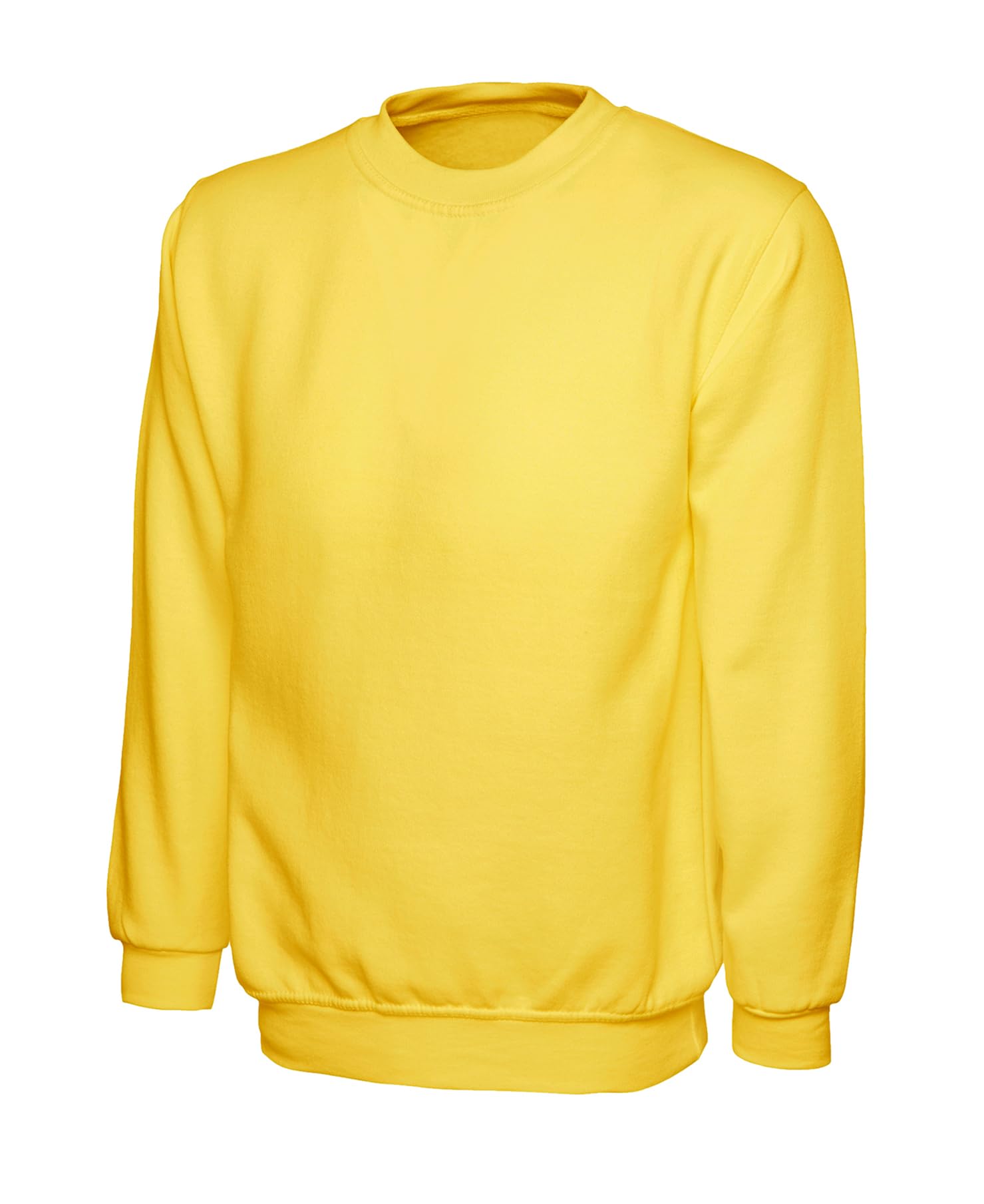 COOZO Unisex Classic Sweatshirt - Yellow - 6XL