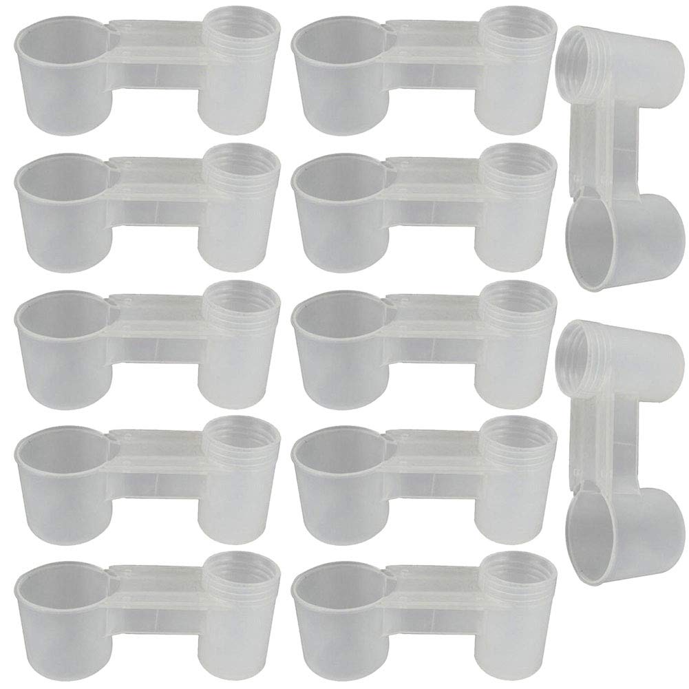 Byfri Plastic Soda Pop Water Bottle Bird Drinker Feeder Cup Chicken Pigeons Feeder Trough Animal Feeding Accessories