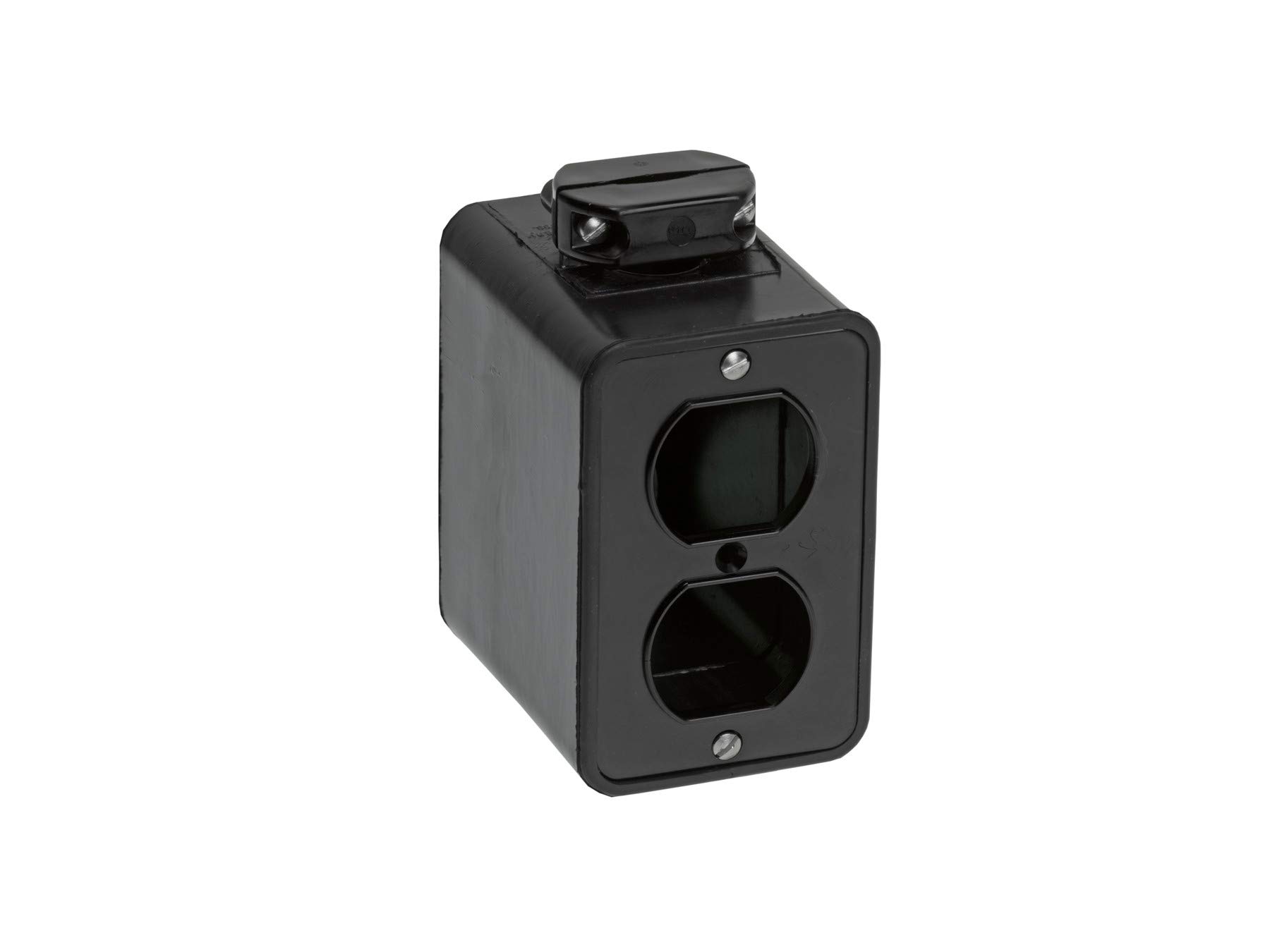 Buy Woodhead 3000BLK SuperSafeway Multiple Outlet Box Black, Double