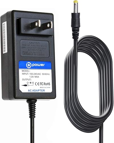 T POWER Adaptador de CA de 12 V y 6.6 pies para iHome iDL95, iDL95B, iBN48BC iBN48 NFC Bluetooth portátil, recargable, modelo IDL48 iBN48BC