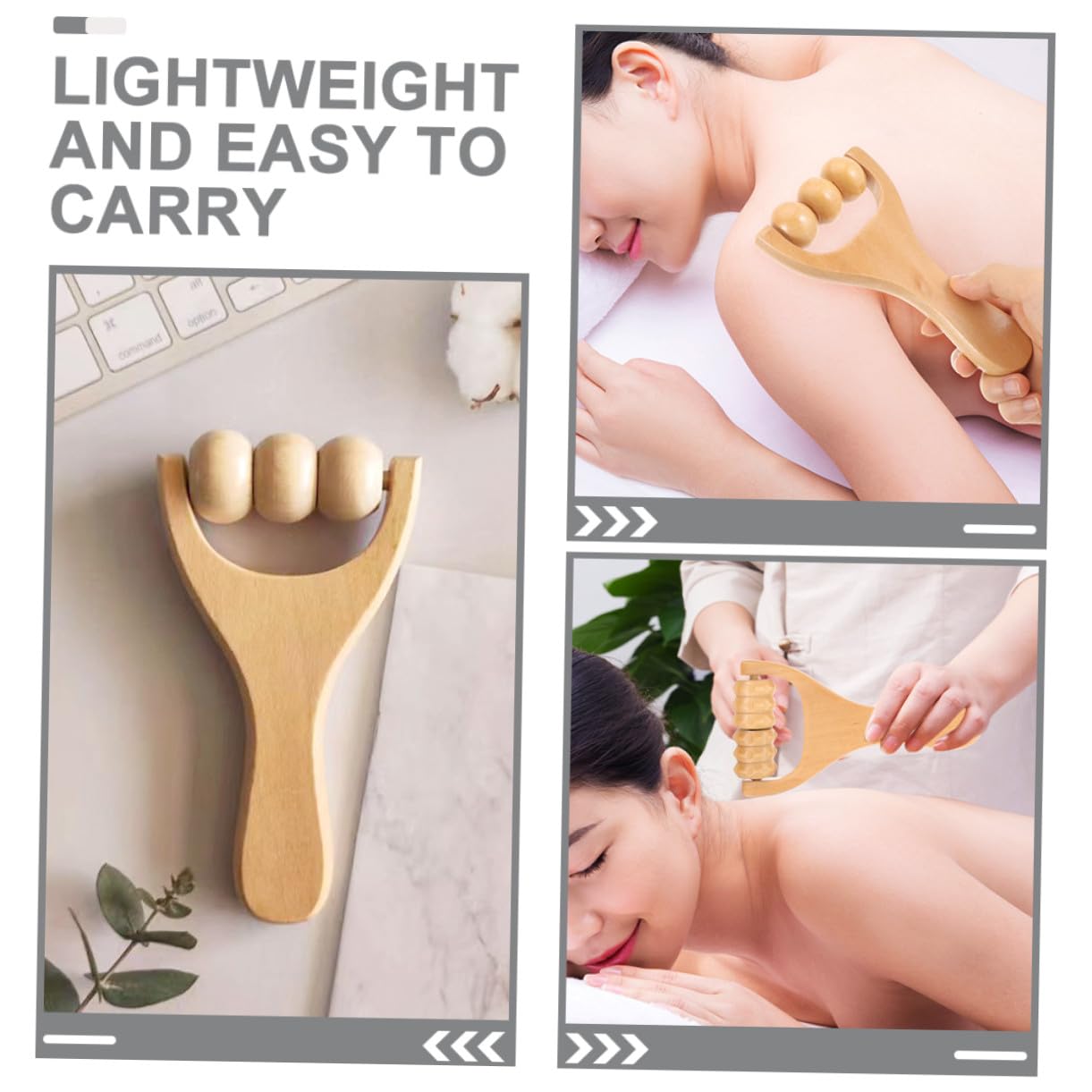 VALICLUD 8stücke Teiliges Holz-massage Ergonomischen Zur Muskelentspannung Für Füße Rücken Nacken Vielseitiges Tragbares Massagewerkzeug Für Effektive Schmerz Verspannungslinderung
