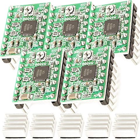 AZDelivery A4988 Stepper Motor Driver with Heatsink Cover