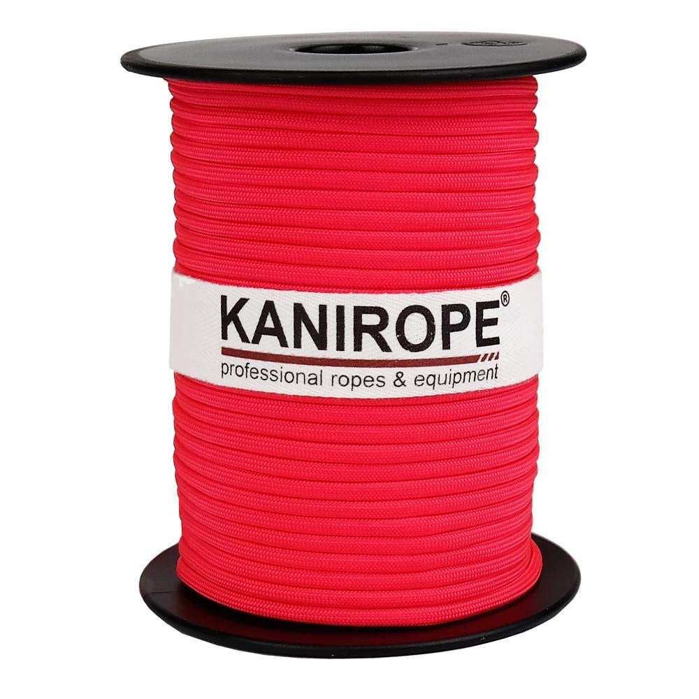 Kanirope® Paracord XPRO ø 3,8 mm 500 m neonowy różowy 32-krotnie pleciony