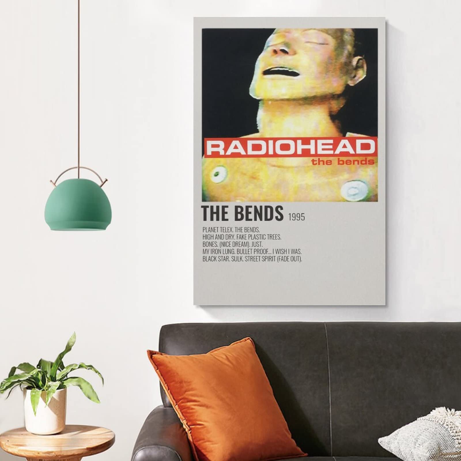 Radiohead The Bends 1995Fashion Poster Decorative Painting Canvas
