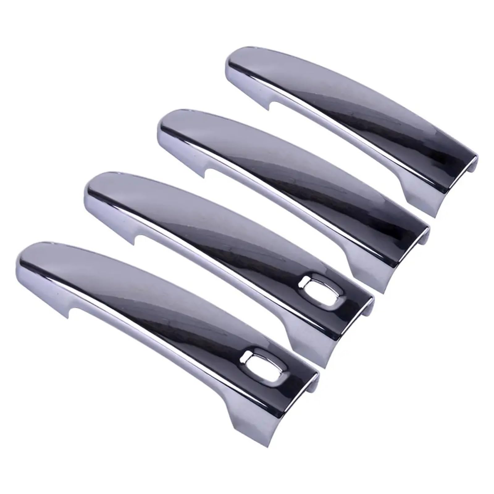 Rdwspli One Color Exterior Handle Shell Compatible With Chevrolet For Equinox For Suv 2018-2023 Chrome Abs Self-Adhesive Exterior Side Door Handle Cover Trim Bezel For Smart Keyless