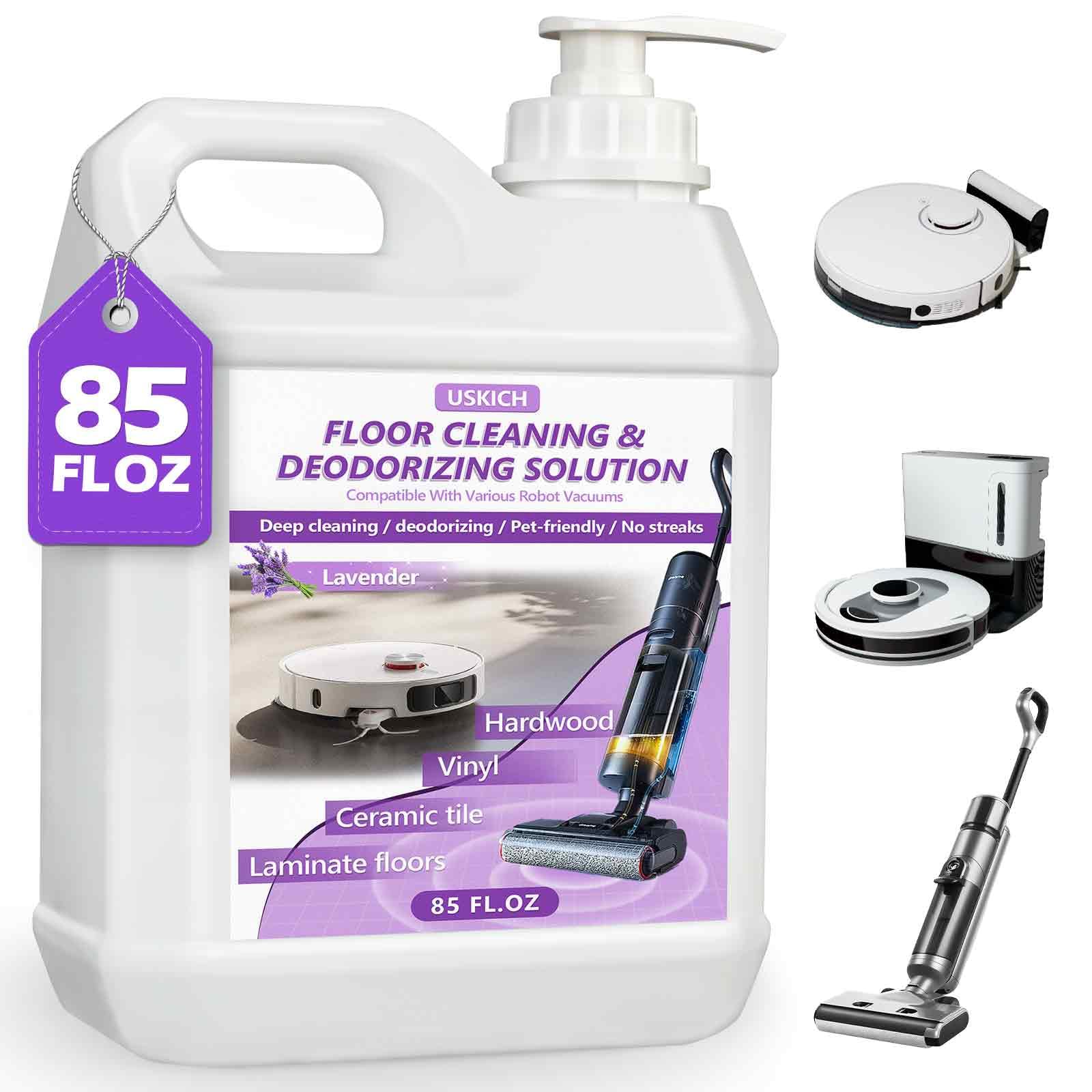 USKICH Floor Cleaning Solution 85 FL OZ