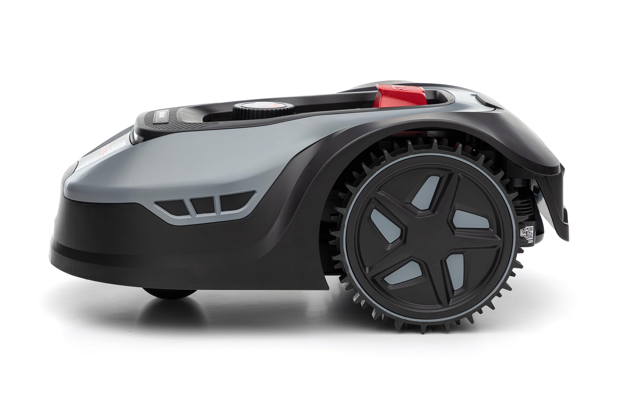 IKRA Robot cortacésped iROM 600 para céspedes de hasta 600 m², WiFi o Bluetooth, Control por App, multizona, Incl. estación de Carga & Sensor de Lluvia, 6 Cuchillas de Repuesto