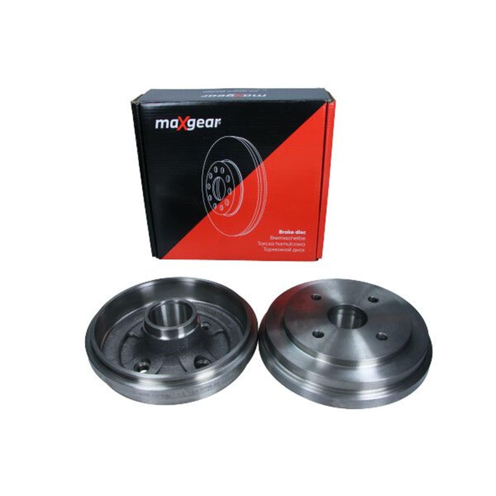 2X Maxgear 180mm Bremstrommeln hinten | 2x 19-2625 Kompatibel mit Agila A (H00),Pixo (UA0)