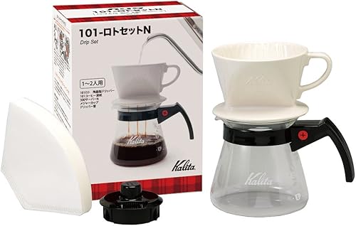 Miniatura 7 de Kalita #35167 - Juego de goteo de café, 102-D Set N (para 2 a 4 personas)