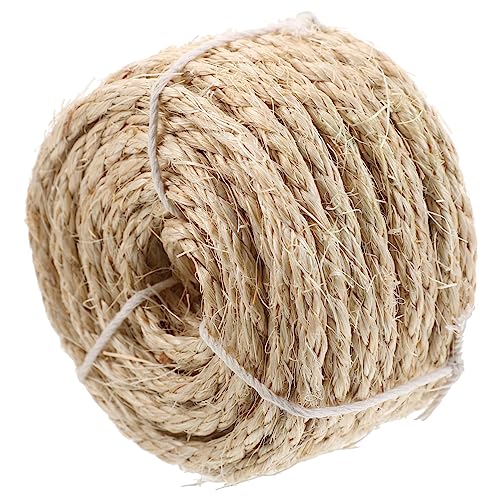 TOBBOMEY DIY Cat Scratching Post Replacement Parts Cuttable Sisal Rope for Cat Tree