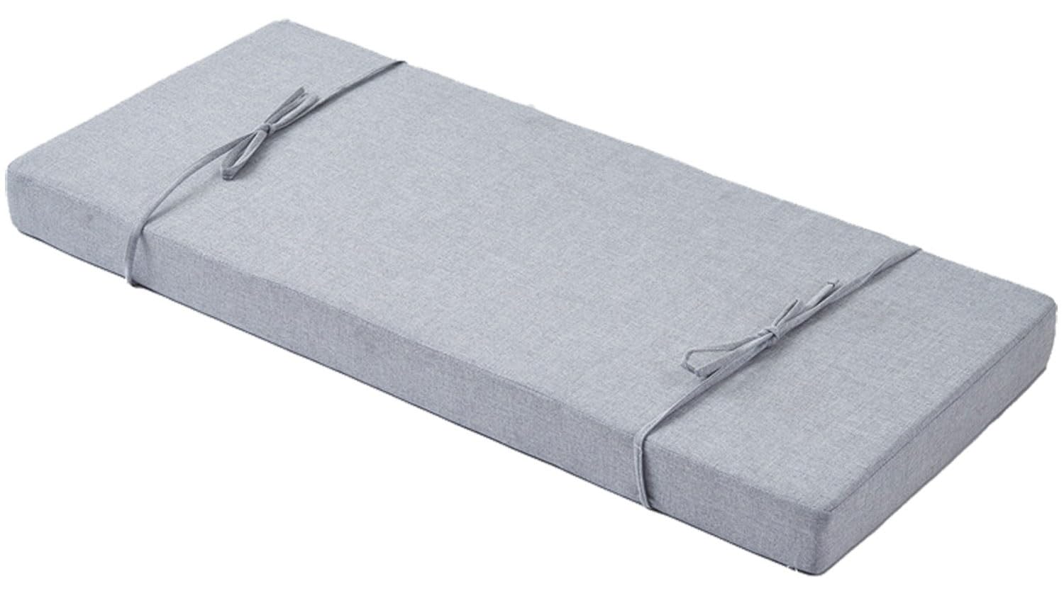 Coussin de banc 3 places confortable pour soulager les assises en bois dures