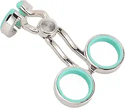 Cryfokt Maca de Pálpebras para Lentes de Contato Com Precisão Aprimorada Em Aço Inoxidável Portátil para Usuários Regulares e Iniciantes (Verde)