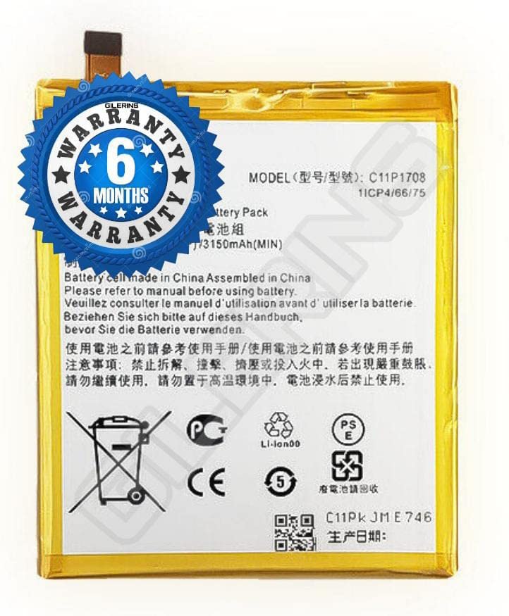 Image of Original C11P1708 Battery for Asus Zenfone 5 5Z ZE620KL Zenfone 5Z / ZE620KL X00QD ZS620KL Z01RD Battery with 6 Months Warranty*** (K000271)