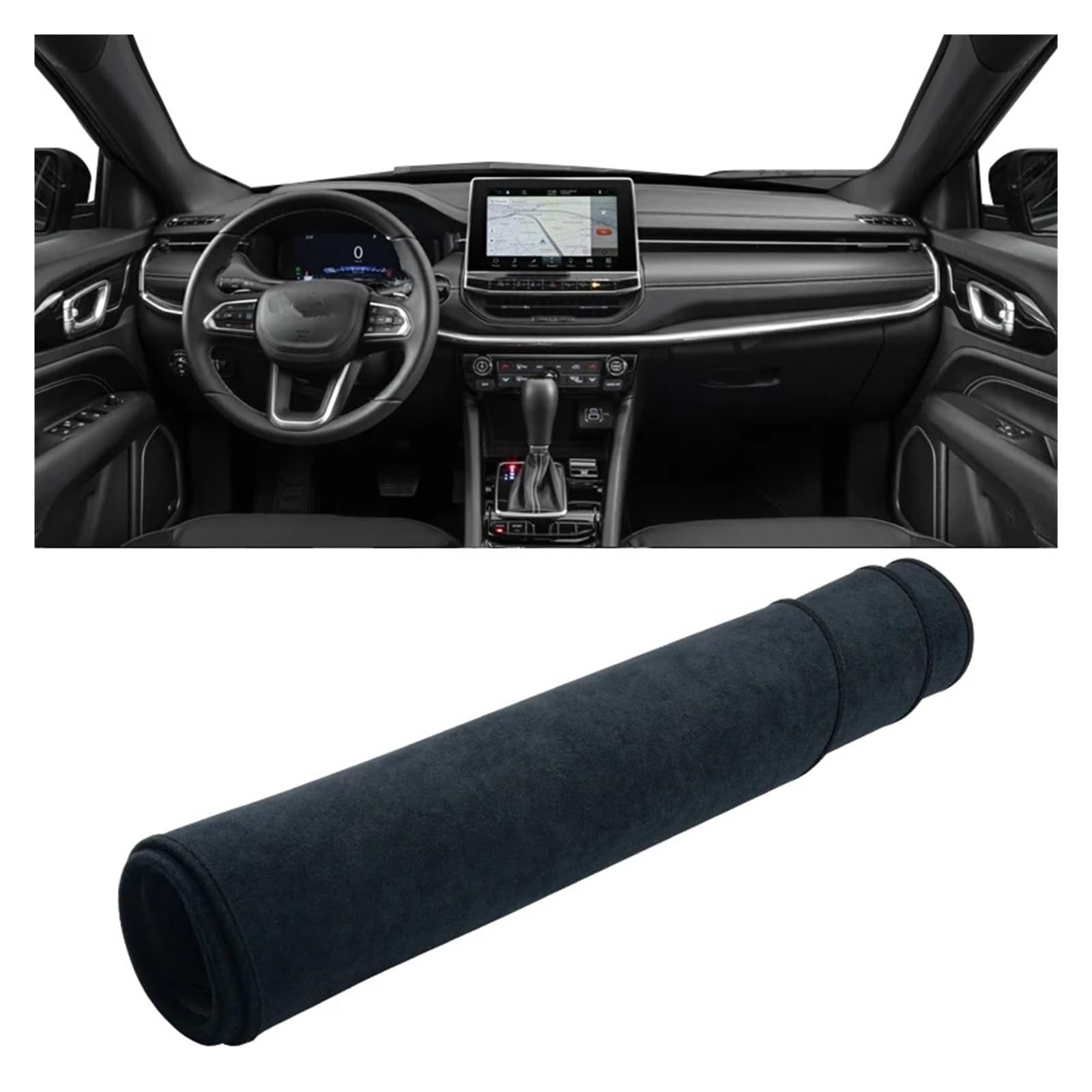 Juste De Protection Pour Tableau De Bord De Voiture, Tapis En Polymère Pour Jeep Compass 2021-2024