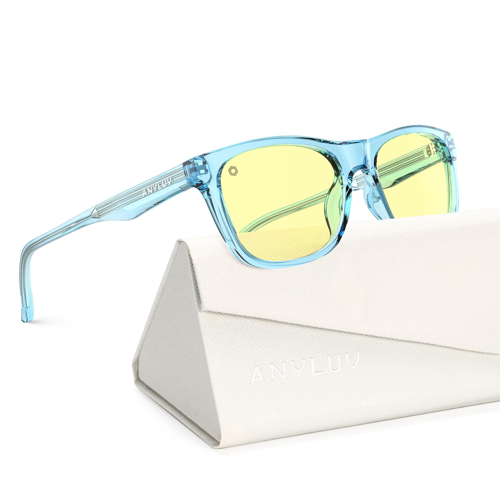 ANYLUV Blue Light Glasses for Kids, Youth Protection Glasses for Gaming, Teen Blue Light Glasses Reduce Eye Strain