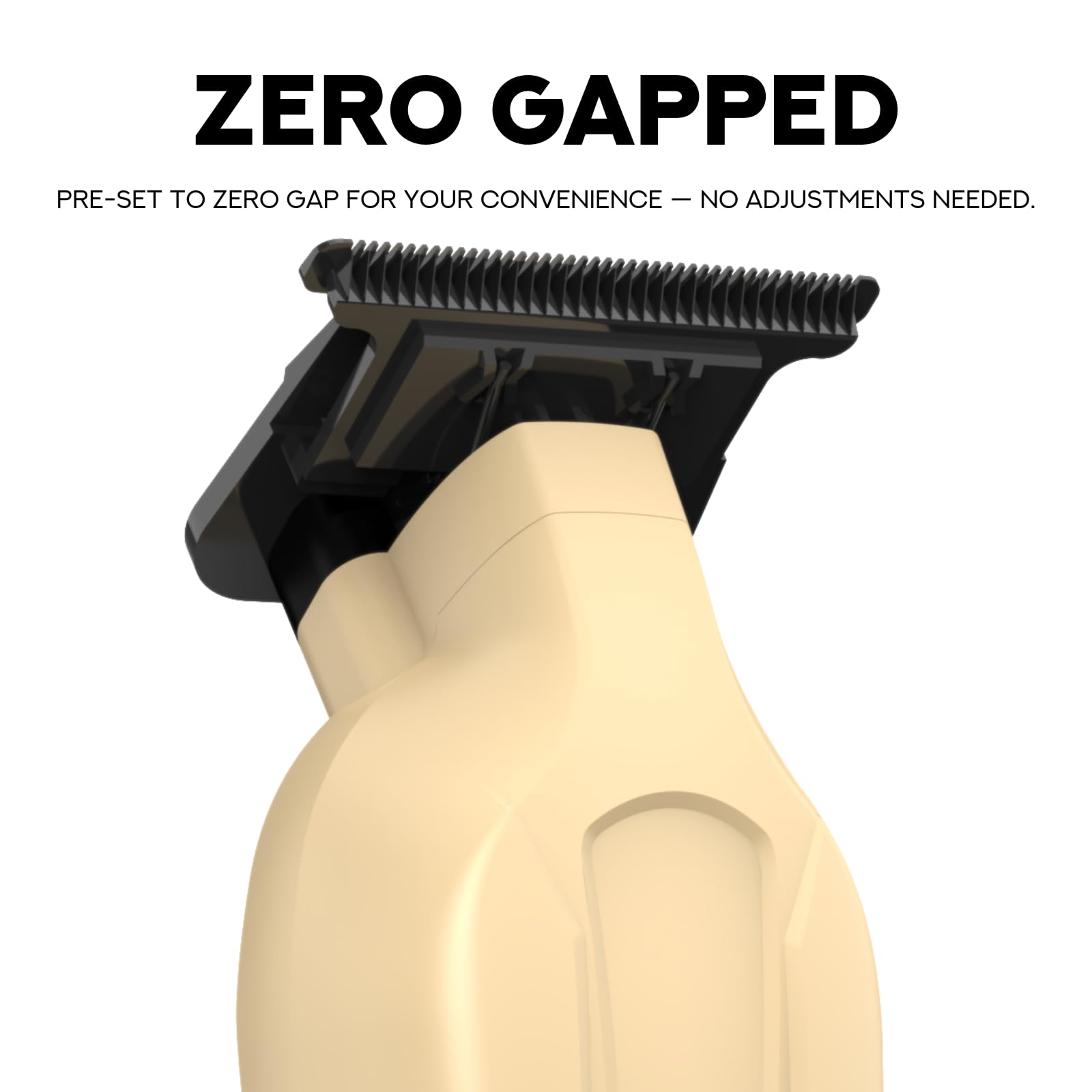 Supreme Trimmer Vader Lite ST3700 – Schnurloser Friseureinsatz & Bartschneider mit Zero-Gap DLC T-Blade, 7000 U/min Motor, 120 Minuten Laufzeit, USB-C-Schnellladung & Führungsschutz für Haar und